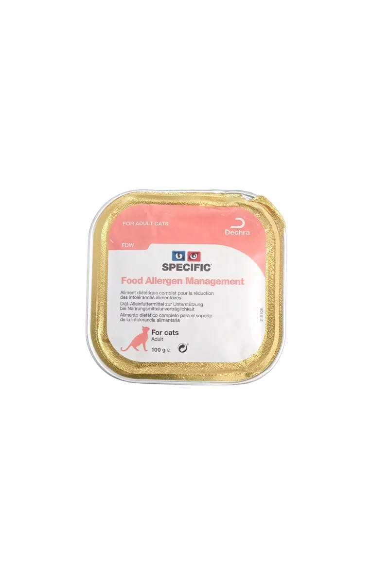 Comida para Gato Specific Feline Adult Fdw Food Allergen Caja 7X100Gr