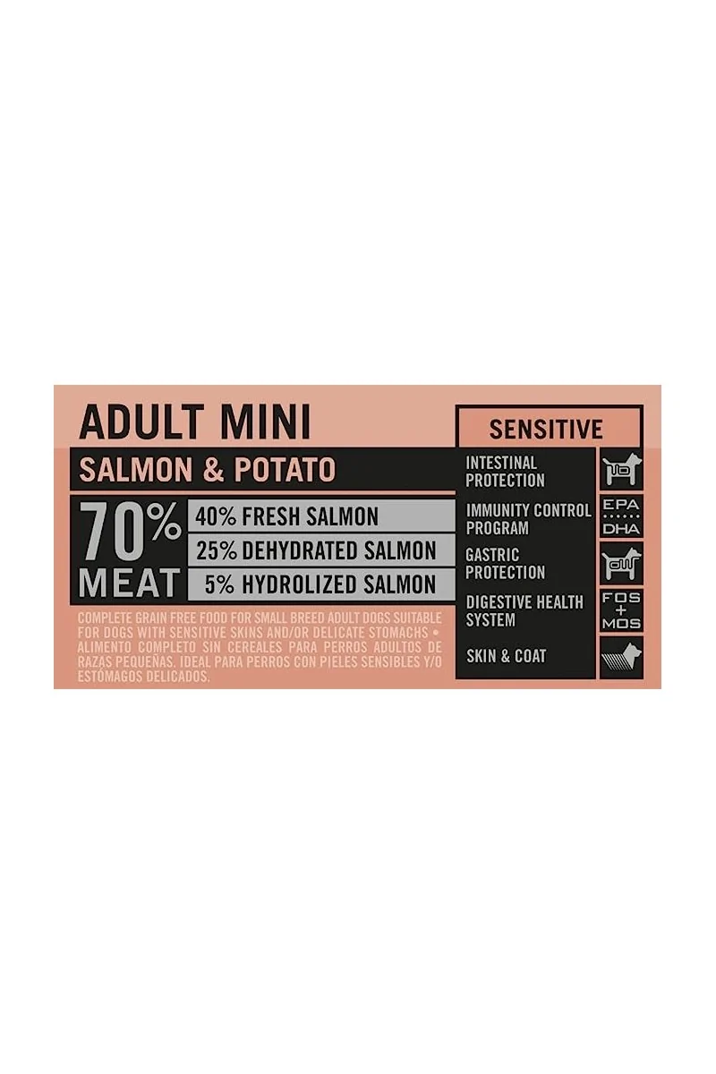 Optima Nova Adulto Mini Sensitive Salmon Patata Grain Free 8Kg