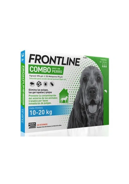 Antiparasitario Frontline Perro Combo Spot Perros 10kg a 20Kg