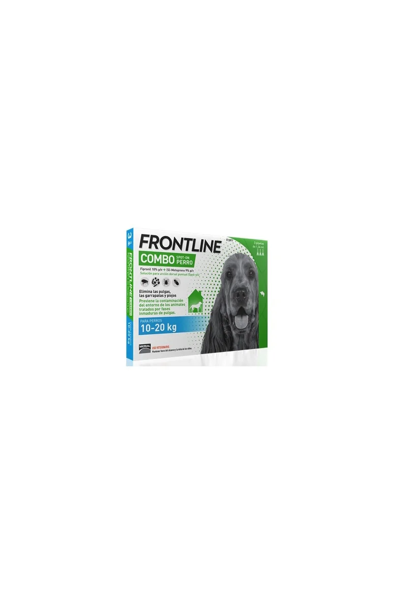 Antiparasitario Frontline Perro Combo Spot Perros 10kg a 20Kg