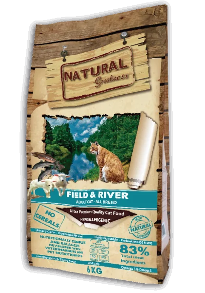 Comida Natural Premium 6Kg Gato Adulto Con Salmon y Cordero