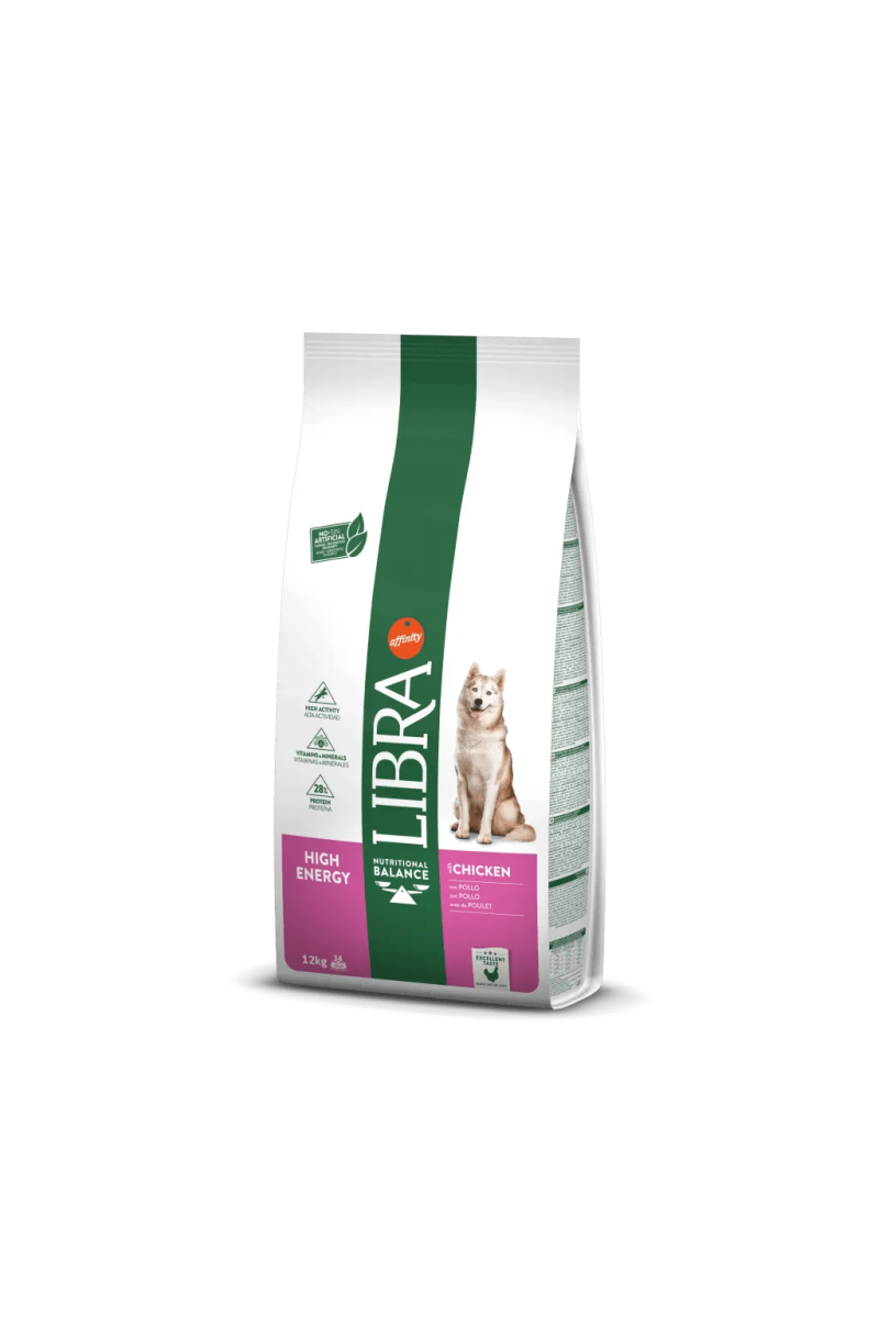 Comida Natural Perro Libra Canine Adult Pollo High Energy 12Kg