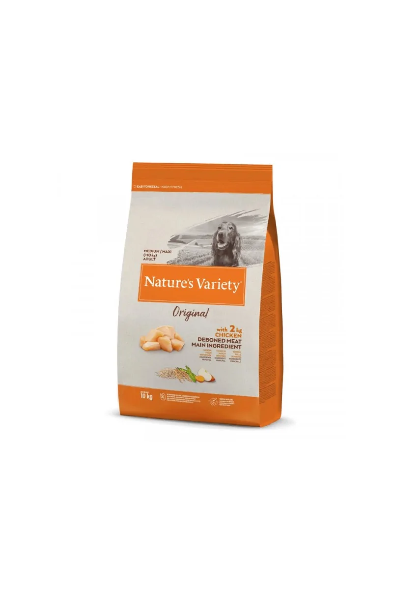 Pienso 10Kg Perro Adulto Med/Max NatureS Variety Original Pollo