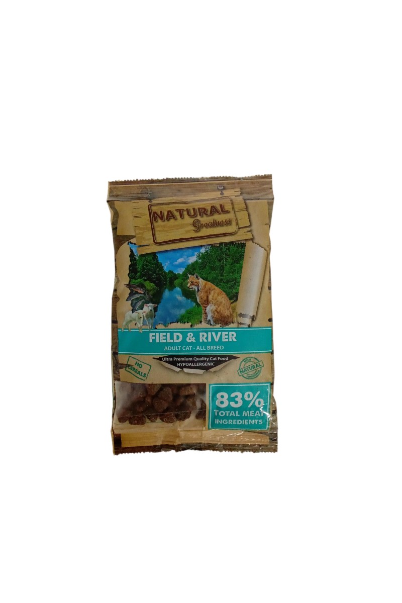 Muestra Field River Gato Adulto Salmón Cordero Muestra Field River Gato Adulto Salmón Cordero