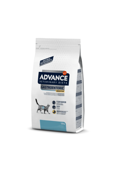 Comida Natural Gato Advance Vet Feline Adult Gastro Sensitive 1,5Kg