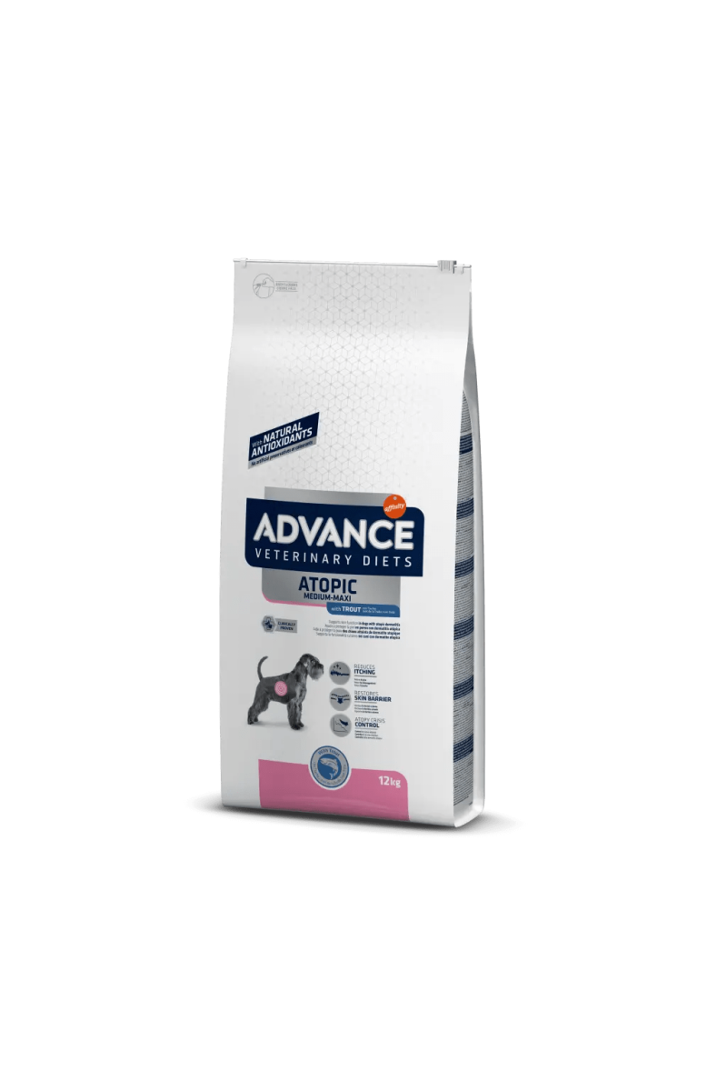 Comida Natural Perro Advance Vet Canine Adult Atopic Care 12Kg