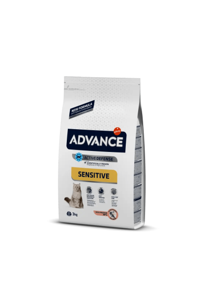 Comida Natural Gato Advance Feline Adult Sensitive Salmon 1,5Kg