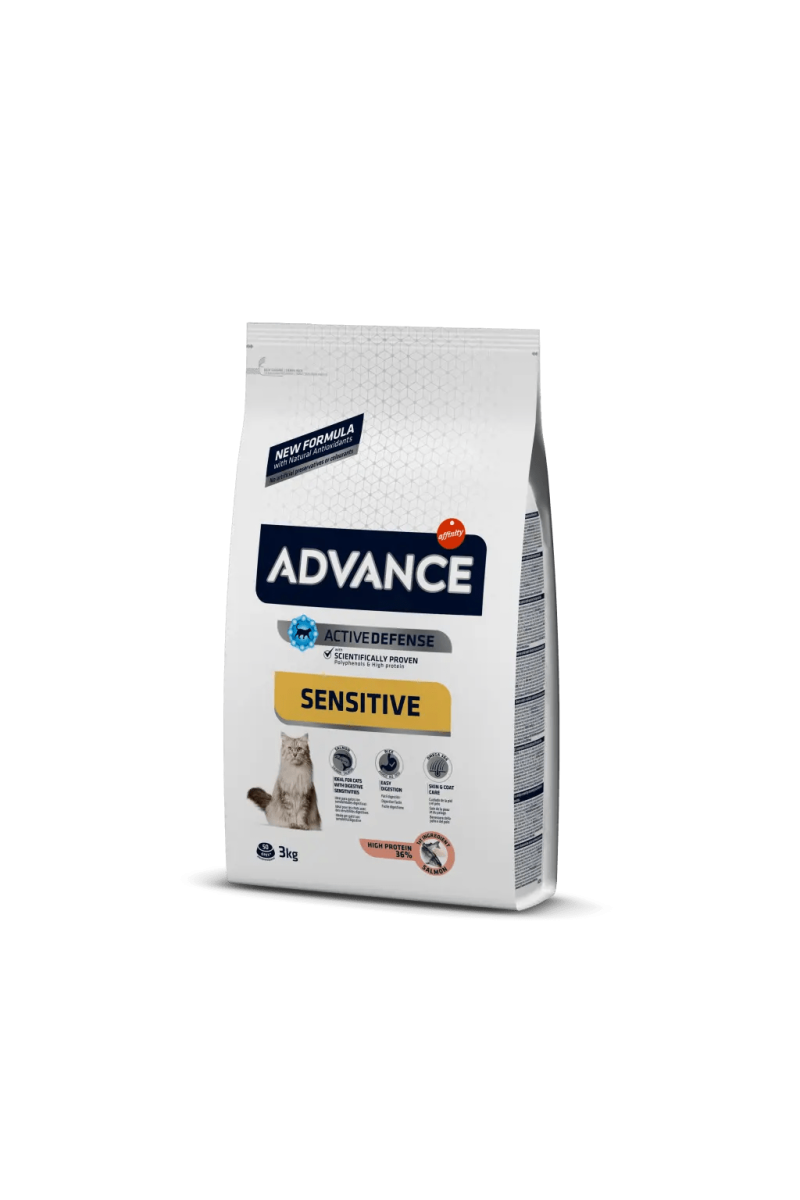 Comida Natural Gato Advance Feline Adult Sensitive Salmon 1,5Kg