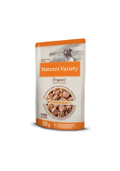 Sobre Comida Húmeda Perro Natures Variety Pate Pollo 150Gr