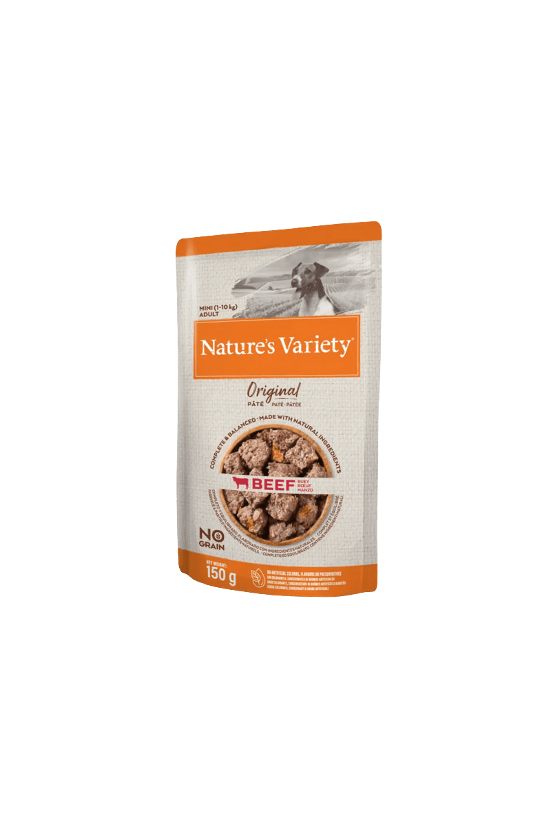 Sobre Comida Húmeda Perro Natures Variety Pate Buey 150Gr