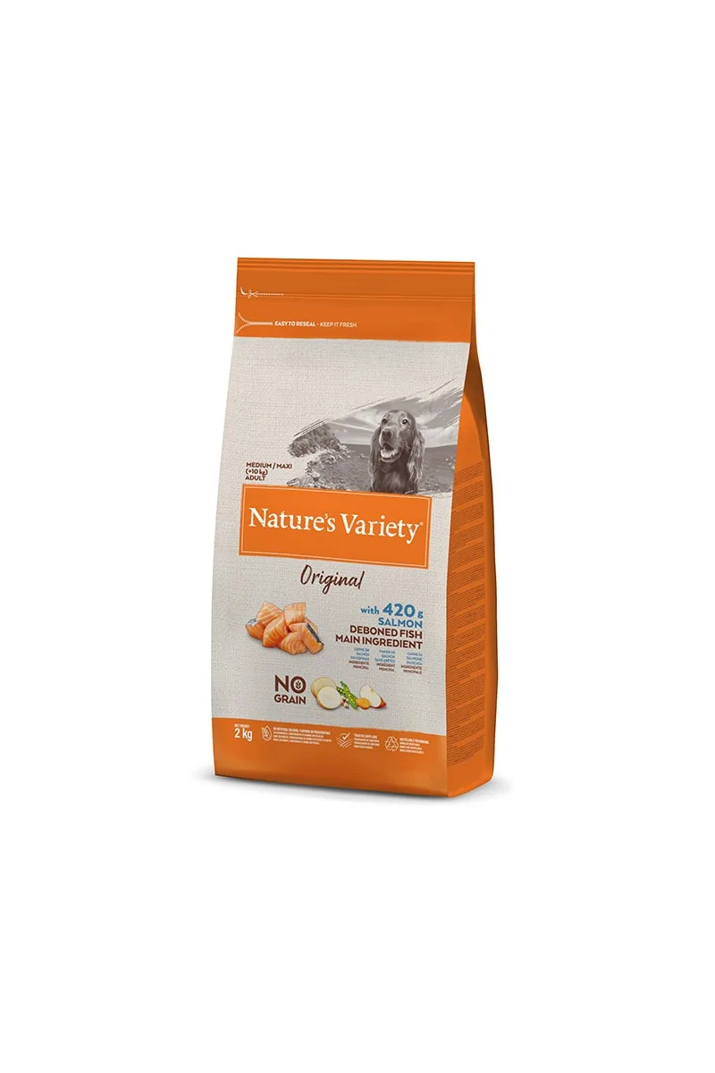 Pienso 2Kg Natural Perro Adulto NatureS V Original Salmón