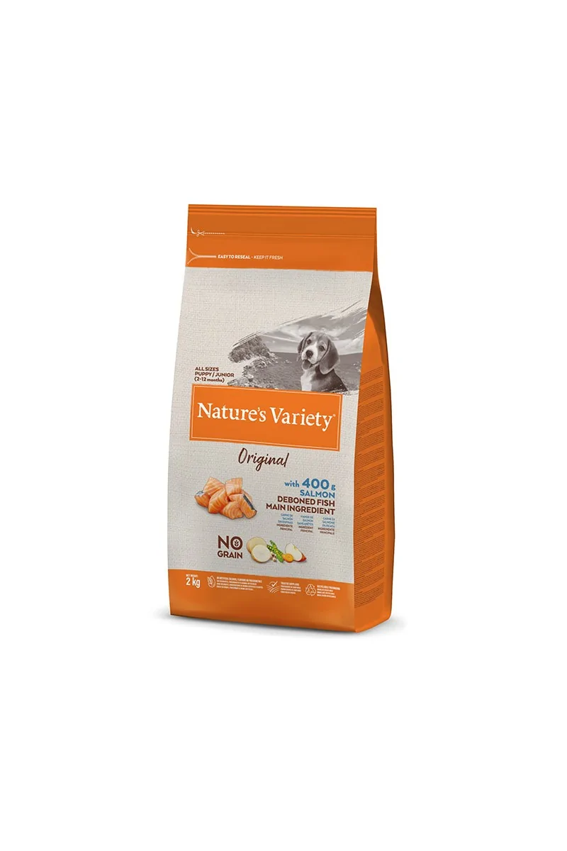 Pienso Natural Perro Junior NatureS Variety Original Salmón 10Kg