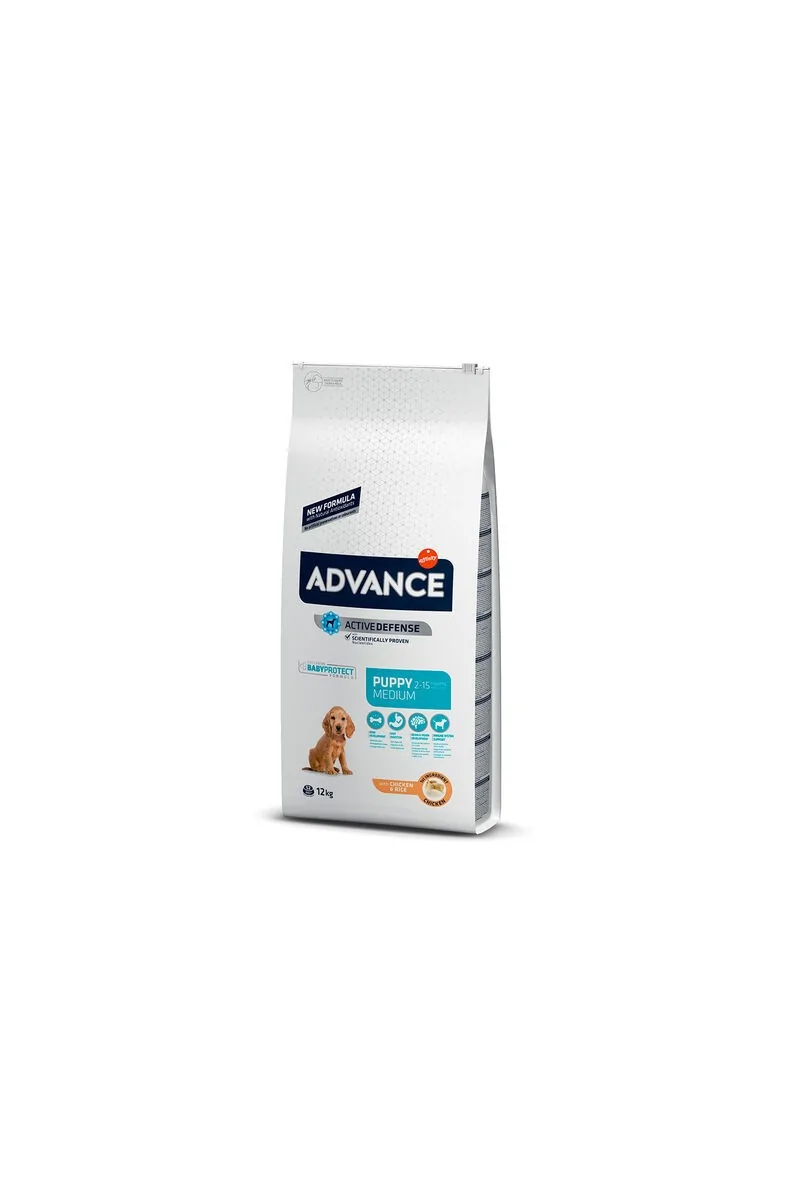 Pienso Natural Cachorro Advance Medium Pollo Arroz 12Kg