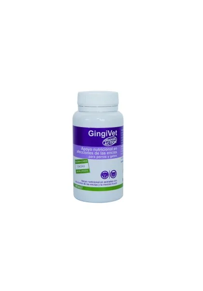 Suplemento Salud Encías Peros y Gatos Gingivet 60Cpd