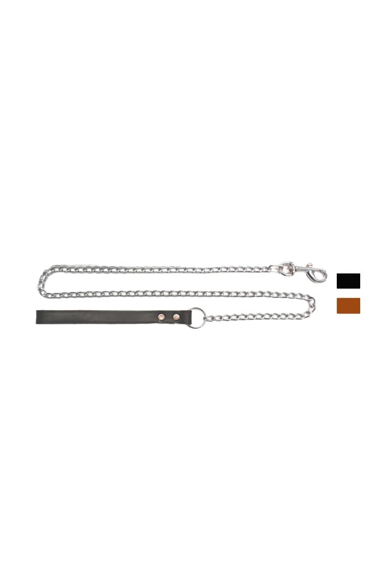 Collares Perro  Correa Leather Cadena Mediana MR1 L1000 D3