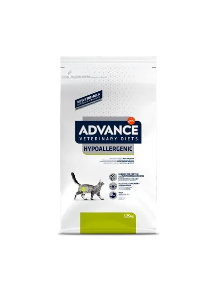 Pienso Natural Gato Advance Vet Feline Hypoallergenic 1,25Kg
