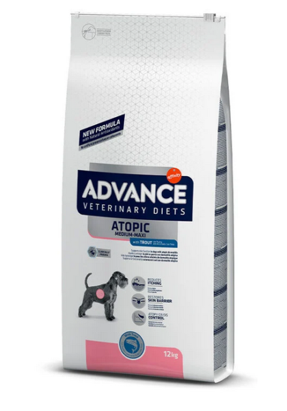 Saco Natural Perro Advance Vet Canine Adult Atopic Care 12Kg