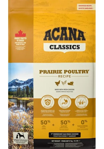 Comida Perro Adulto Pienso Acana Classics Prairie Poultry 14,5Kg