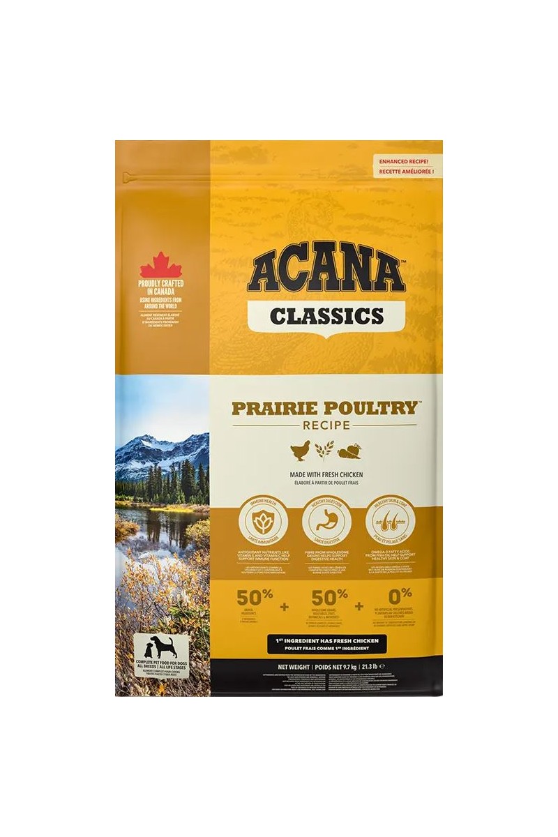 Comida Perro Adulto Pienso Acana Classics Prairie Poultry 14,5Kg