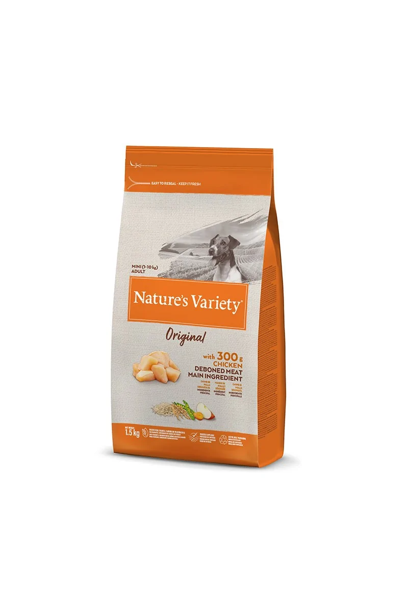 Pienso 1,5kg Perro Adulto Mini Natures Variety Natural Original Pollo