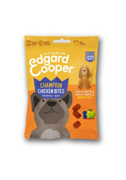 Premio Natural Perro Edgard Cooper Manzana Arándano Pollo 50g