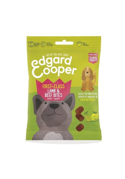 Premio Natural Perro Edgard Cooper Manzana Pera Cordero 50g