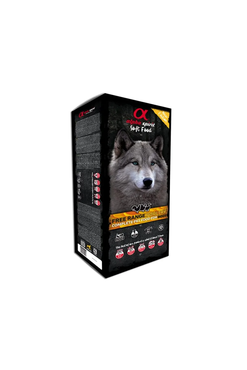 Pienso 9Kg Perro Alpha Spirit Aves De Corral Semihúmedo Dosis 200g