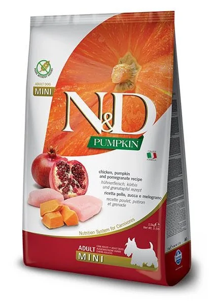 Pienso Natural Perro Farmina Nd Dog Pumpkin Mini Pollo 7Kg