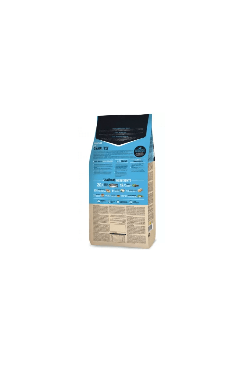 Pienso 14Kg Natural Perro OWNAT Grain Free Sin Cereales Trucha