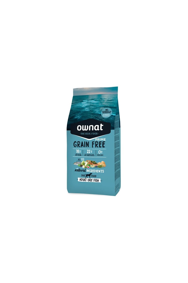 Ownat Prime Pescado 12Kg Perro Sin Cereales Grain Free Oily Fish