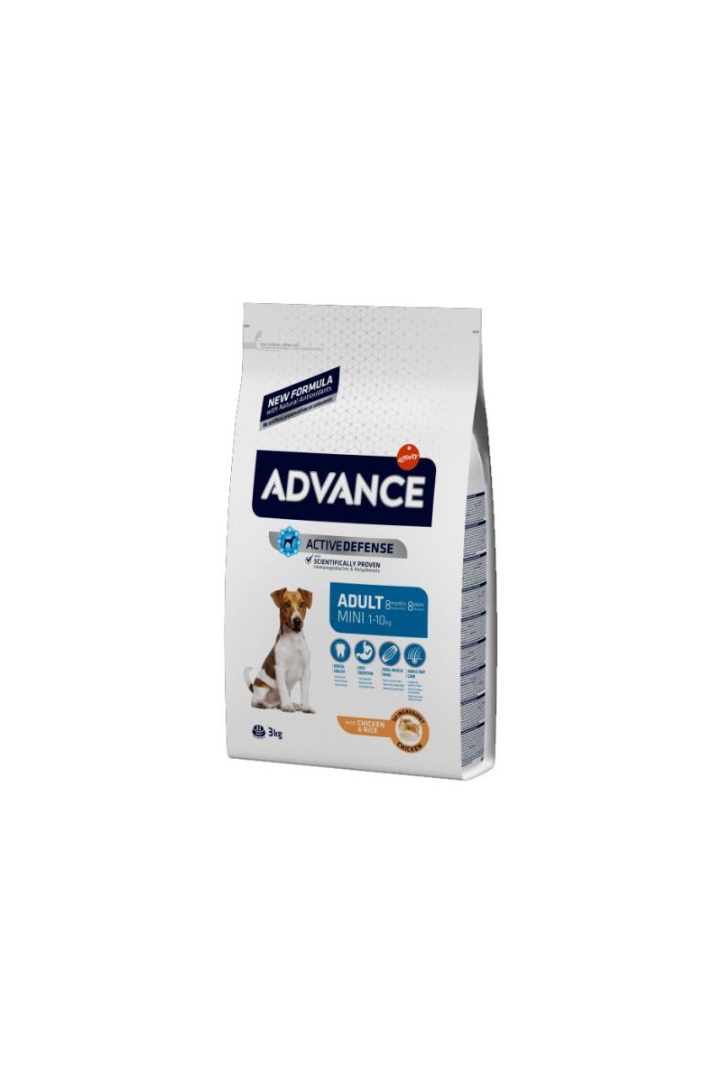 Pienso Natural 3Kg Perro Adulto Advance Probiotic Pollo Arroz