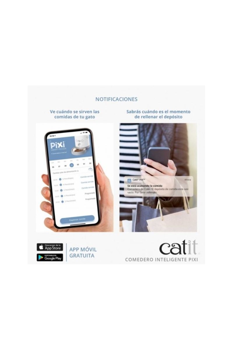 Comedero Inteligente Gatos Con Grabación Video Catit Pixi Vision