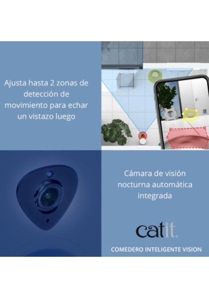 Comedero Inteligente Gatos Con Grabación Video Catit Pixi Vision