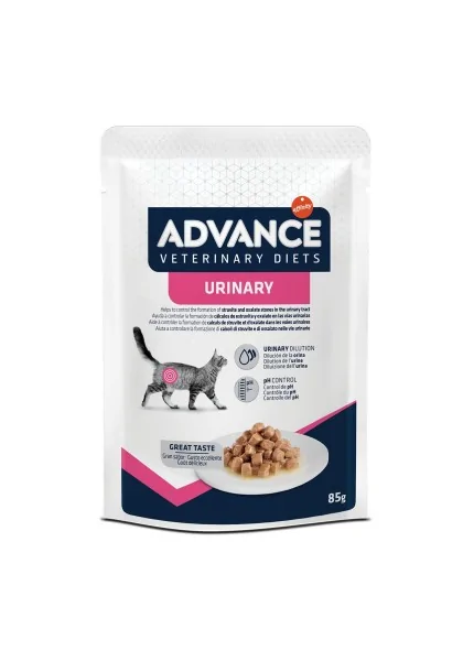 Comida Húmeda Natural Gato Advance Urinary Pouch 85Gr