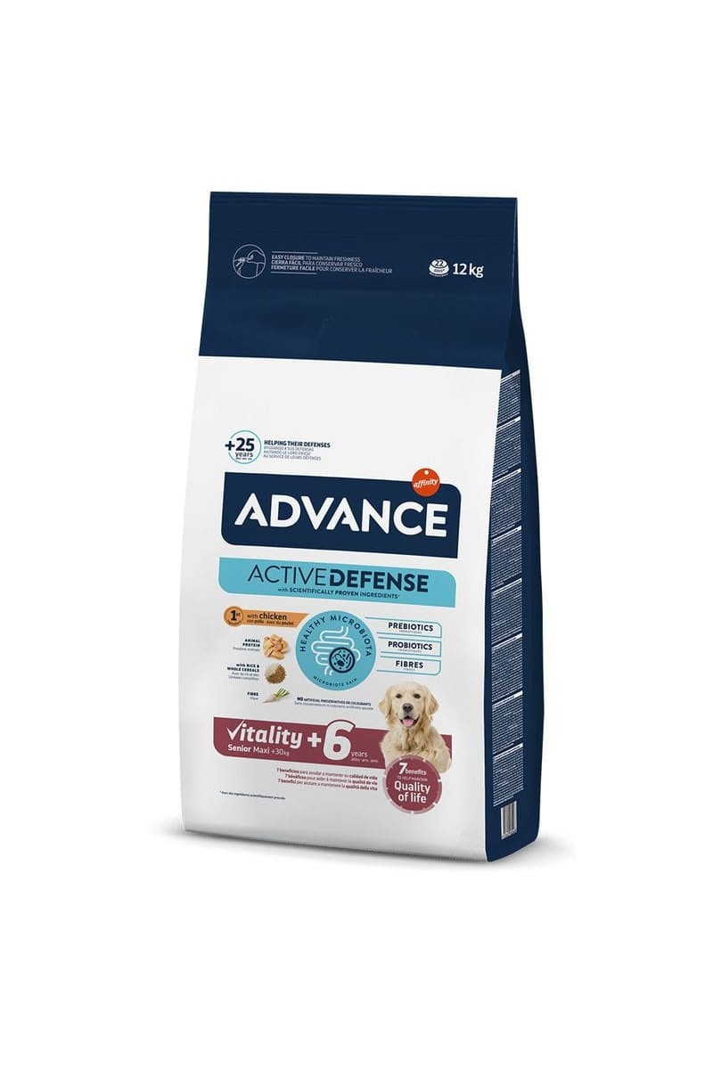 Comida Natural Perro Advance Canine Senior Maxi Pollo Arroz 14Kg