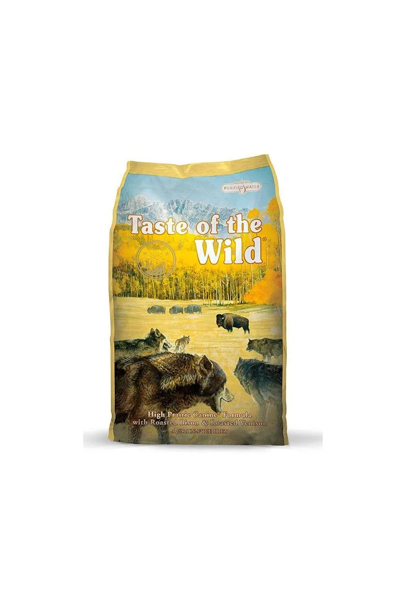 Pienso 12,2kg Perro Adulto Taste Of The Wild High Prairie Bisonte