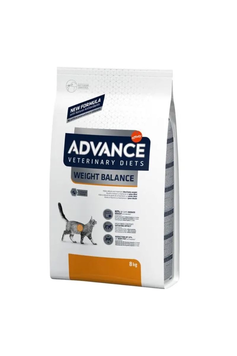 Pienso 8kg Natural Advance Gato Adulto Dieta Control Peso