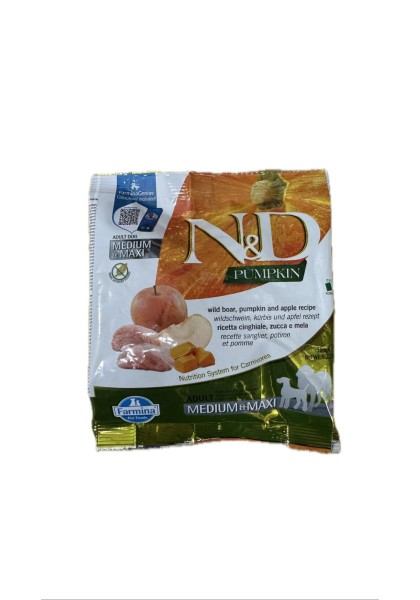 Muestra Farmina Nd Perro Maxi Jabalí Manzana 100gr