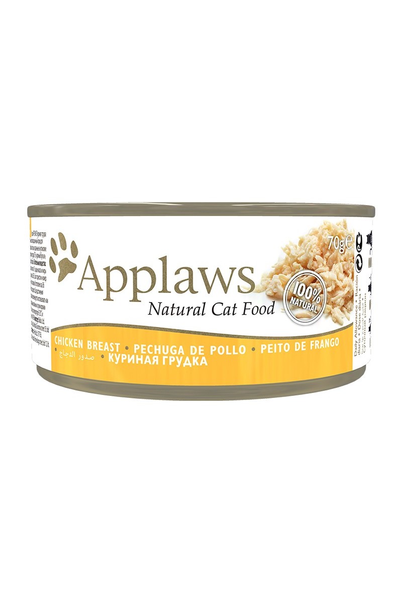 Comida Húmeda Gato  Applaws Cat Lata 70g Pechuga Pollo