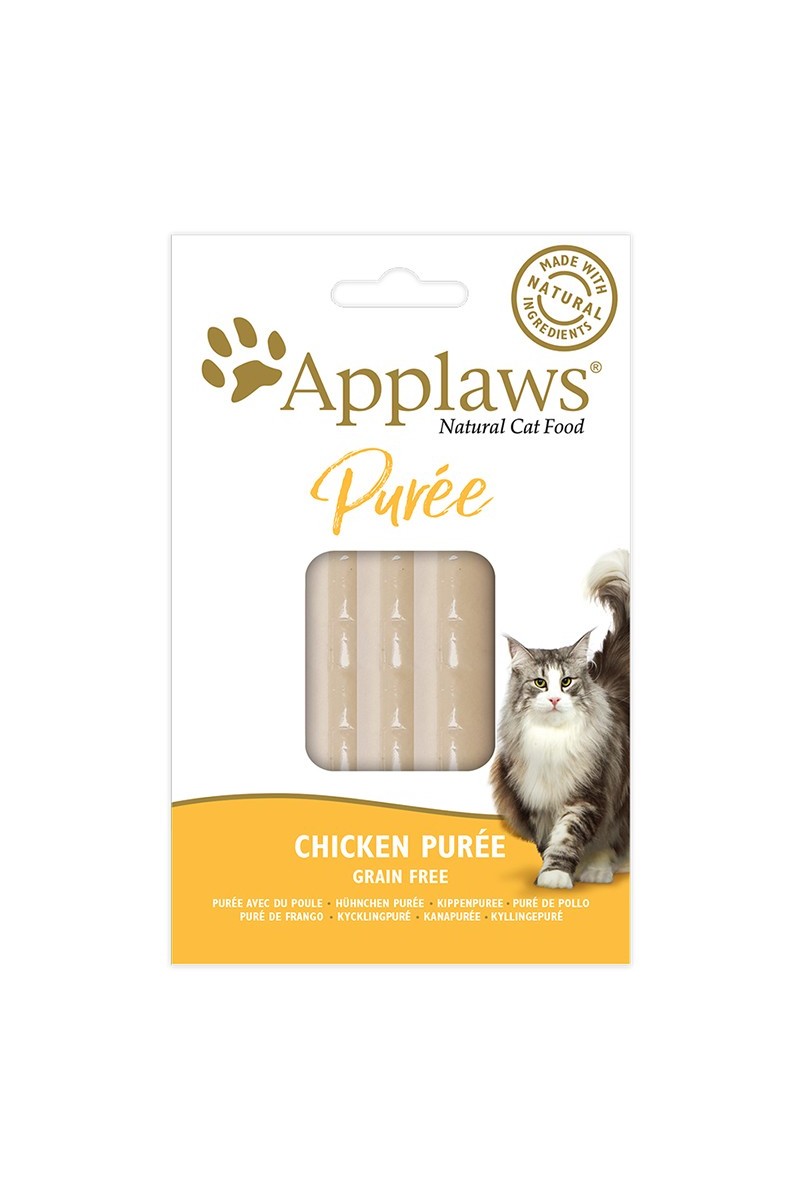 Premio Gato  Applaws Cat Snack Puré Pollo 8x7gr