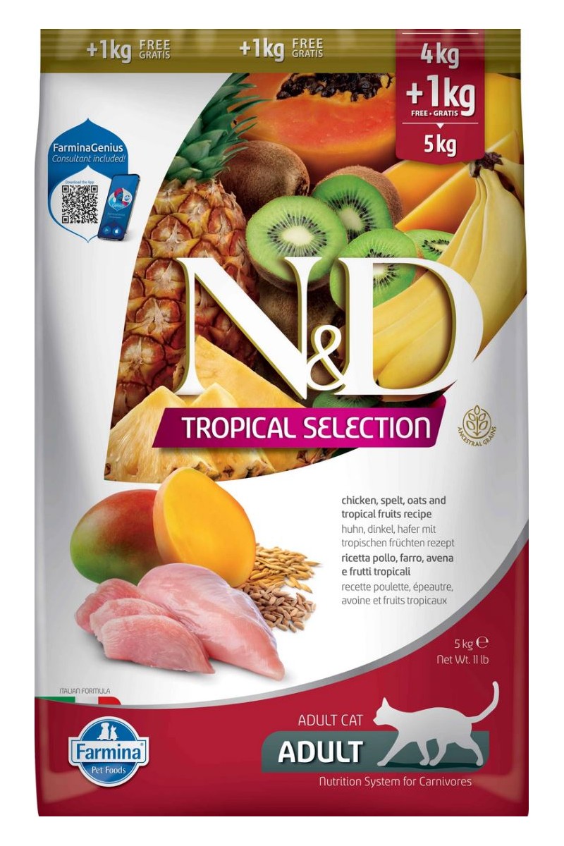 Pienso 5kg Gato Adulto Tropical Seleccion Con Pollo