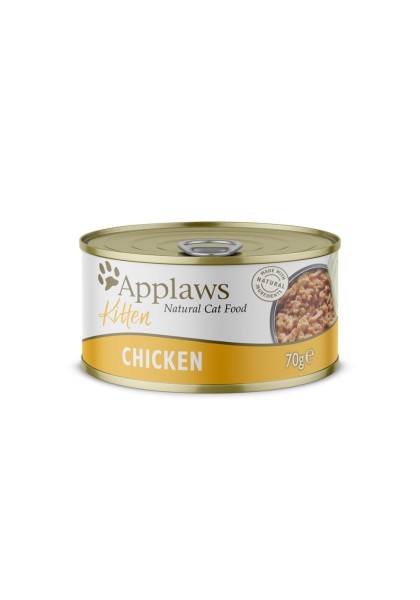 Comida Húmeda Gato Puppy Applaws Cat Lata 70g Kitten Pechuga de Pollo