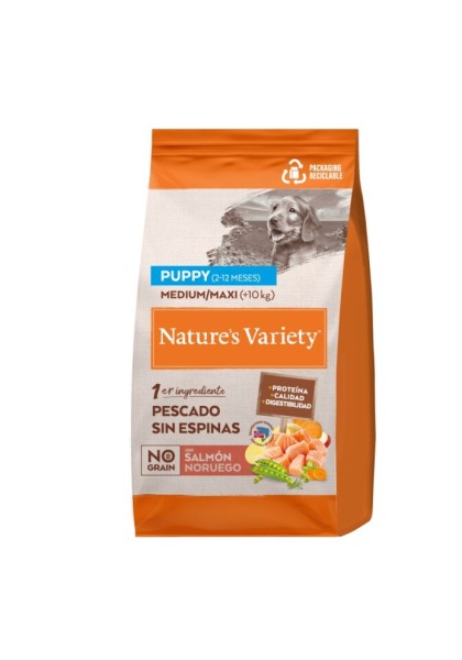 Comida Natural Perro Puppy Salmon No Grain 10Kg