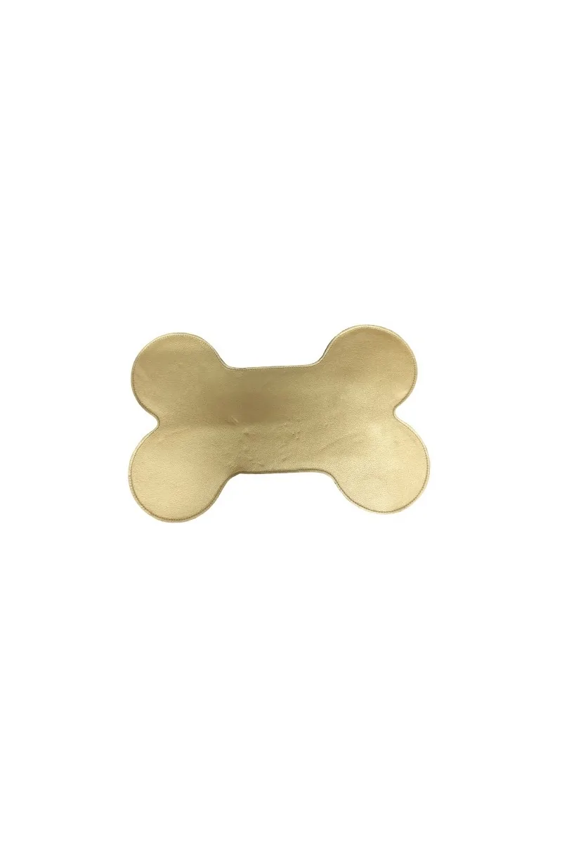 Collares Perro  Alfombrilla Hueso ORO A280 L430