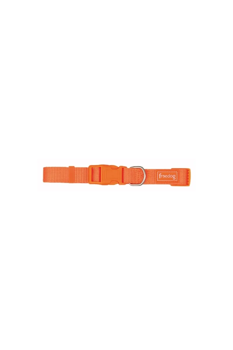 Collares Perro  Collar Nylon Basic Naranja 0,8 x 10/20cm