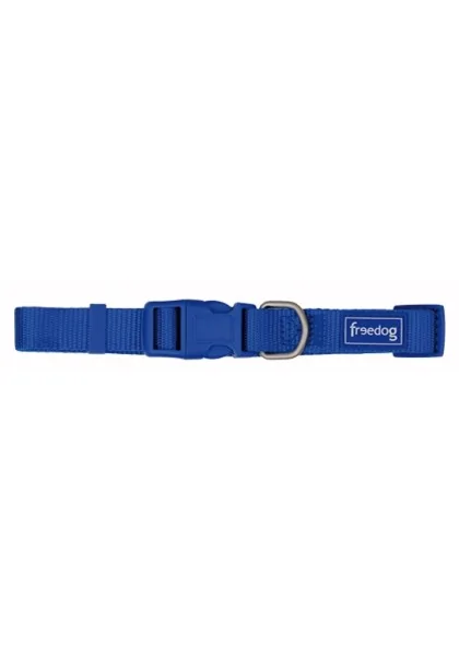 Collares Perro  Collar Nylon Basic Azul   0,8 x 10/20cm