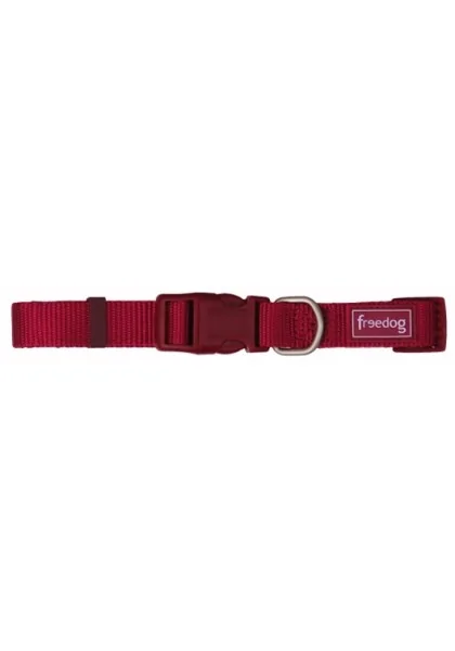 Collares Perro  Collar Nylon Basic Granate 0,8 x 10/20cm