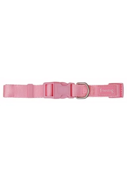 Collares Perro  Collar Nylon Basic Rosa 0,8 x 10/20cm