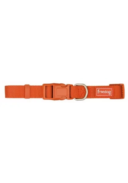 Collares Perro  Collar Nylon Basic Rojo Teja 0,8 x 10/20cm *DX*