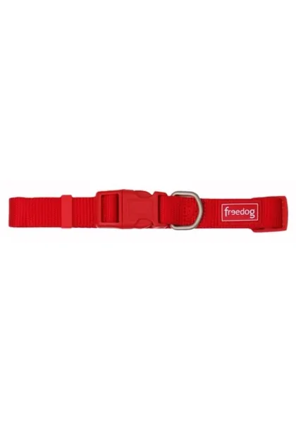 Collares Perro  Collar Nylon Basic ROJO 10mm